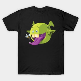 Eating bugs funny monster T-Shirt